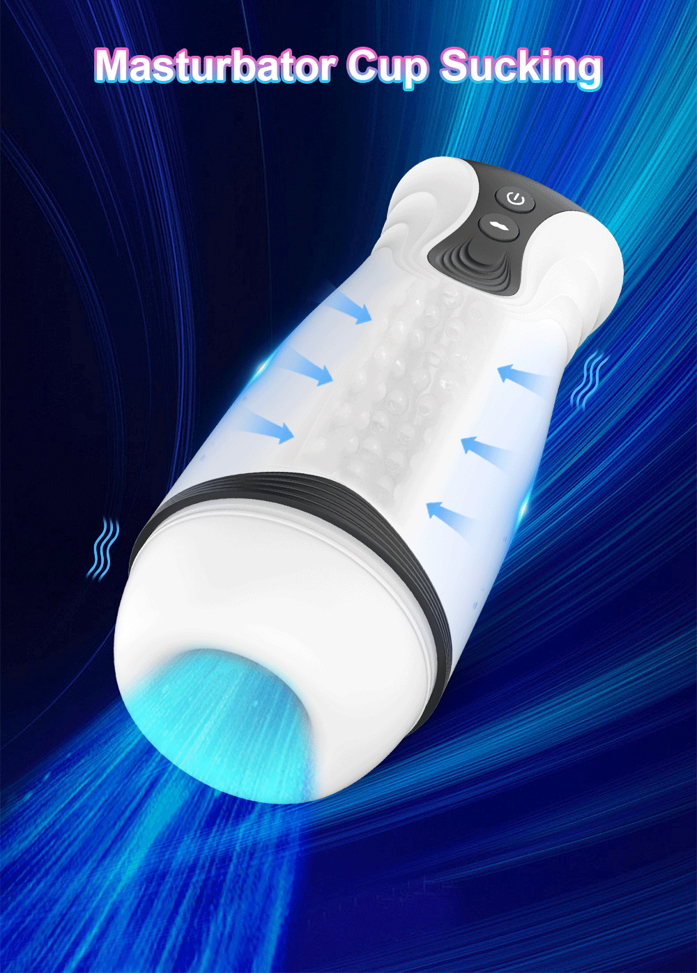 10 Modes Automatic Male Masturbator Powerful Vibrating Sucking Machine Simulation Blowjob Adult Goods Men Masturbation