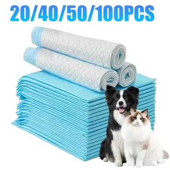 Super Absorbent Pet Diaper Dog Thick Pee Pads Quickdry Disposable Urine Nappy Mat For Cats Dog Diapers Deodorant Pet Supplies 1