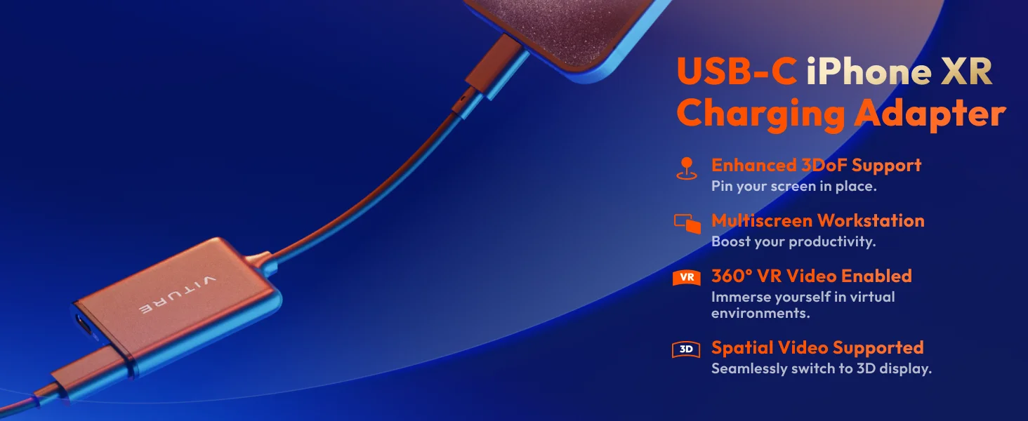 美品】VITURE Pro XR グラス +おまけ USB-Cアダプタ（VITURE Japan 