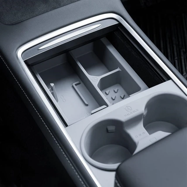 Adecuado Para Tesla Model 3/Y Consola Central ETC Caja Almacenamiento Accesorios Modificacion