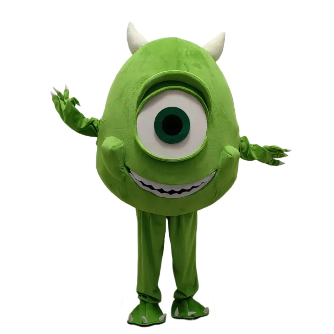 

Cosplay Disney Monsters University Mike Wazowski Cartoon character Mascot Advertising Costume Fancy Dress Party Animal carnival