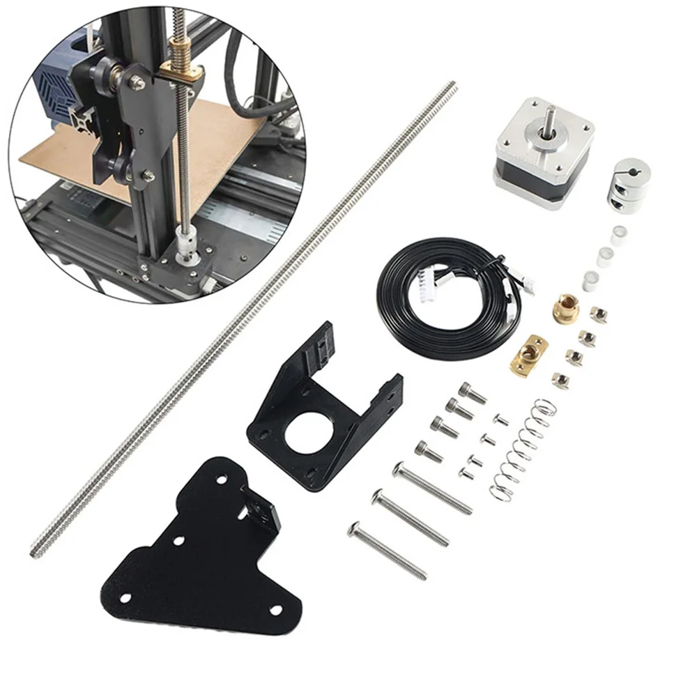 1 Set Dual Z-Axis Upgrade Set 3D Printer Accessories for Anycubic Standard Kobra Repair Parts