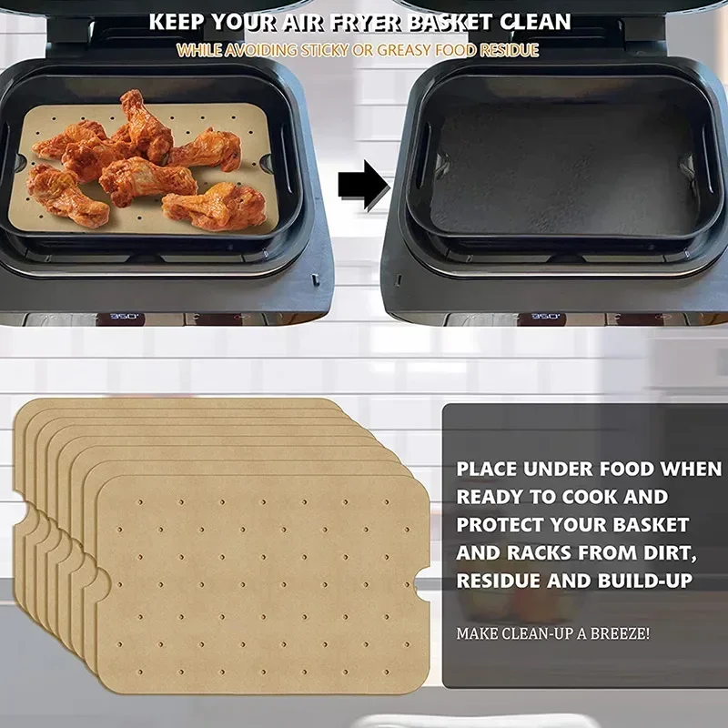 Manga Grill For Liner Baking Disposable Fryer Accessorie Ninja Air Paper Non-stick Mat