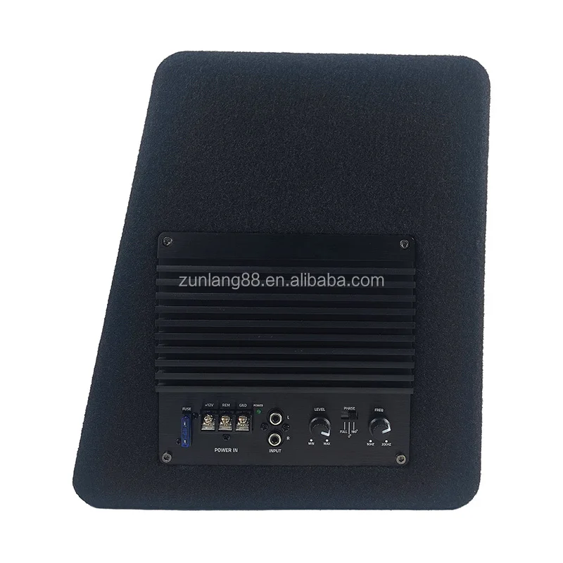 OEM 사운드 카 스피커 서브우퍼 박스 인클로저 강력한 베이스 10인치 서브우퍼 듀얼 트위터 스피커 RMS 200W 자동차 액티브 서브우퍼
