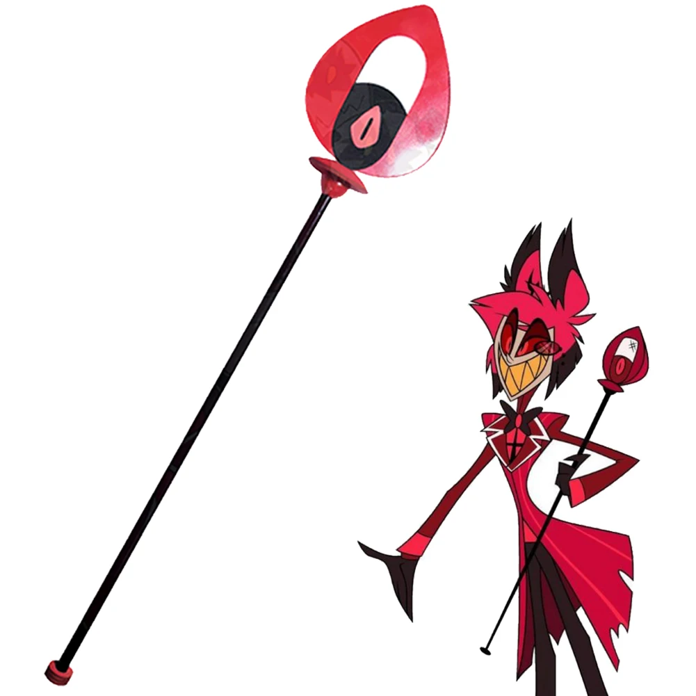 

ALastor Косплей трость костюм аксессуары мультфильм Hell Inn Roleplay пепельница съемный тростник Хэллоуин