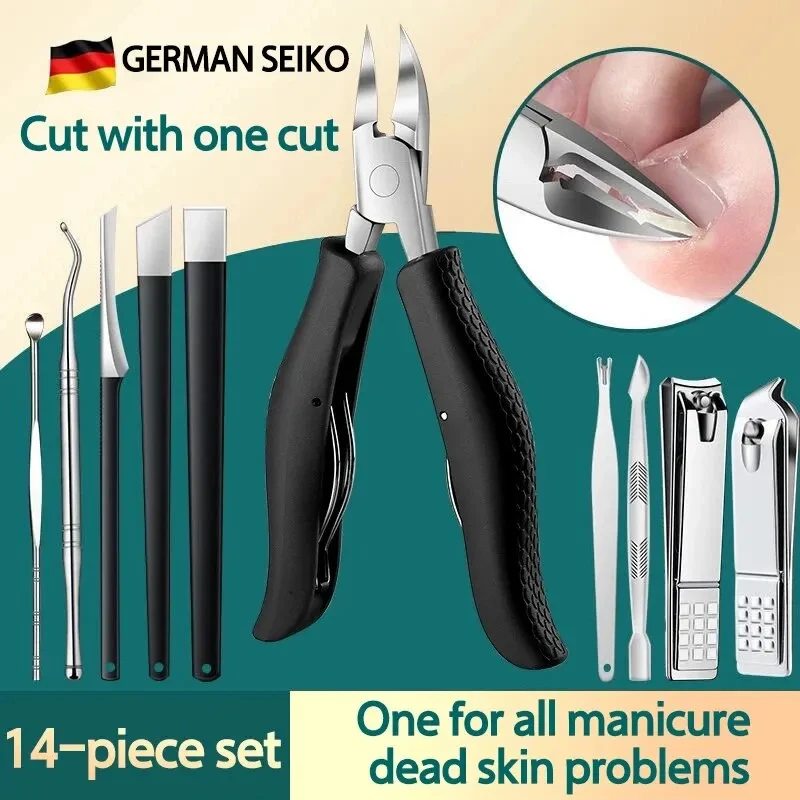 Nail Clipper Set For Paronychia Home Pedicure Tool Portable MEN'S Manicure Knife Dead Skin Scissors