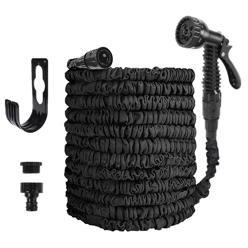 Water Hose Expandable Magic Hose 25FT-200FT Gardening Supplies Car Wash Water Gun
