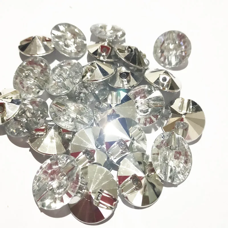 50/100 Pcs Add Sparkle to Your Home Decor with Crystal Sofa Soft Bag Decorative Buttons 3