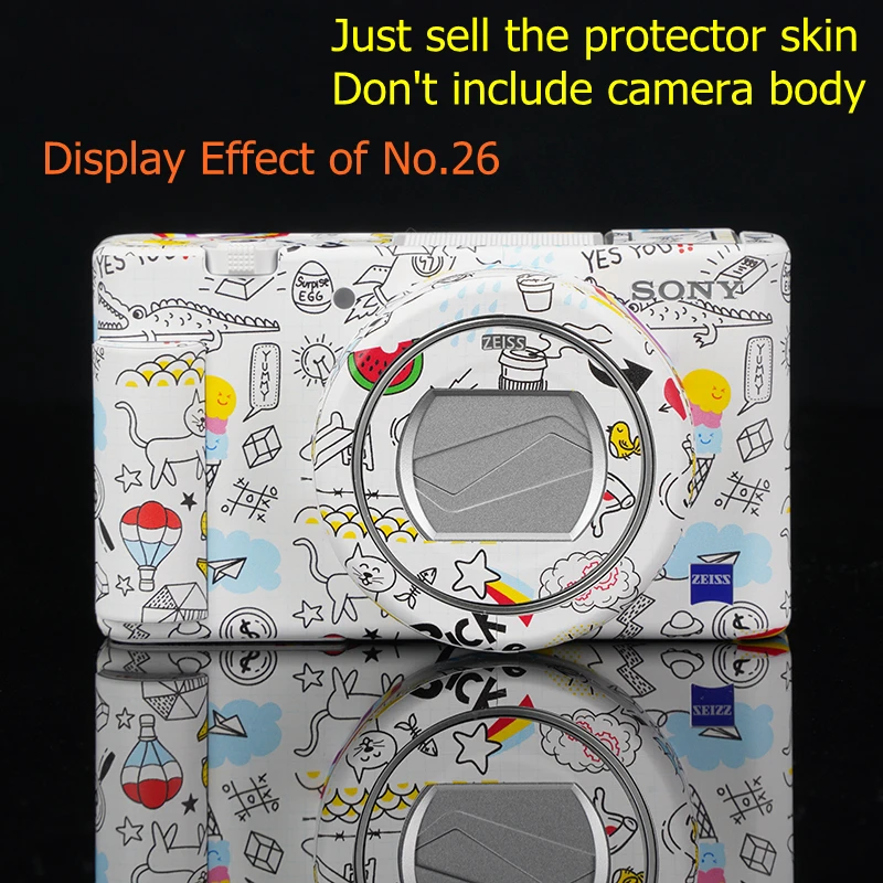 ZV1 Camera Sticker Coat Wrap Protective Film Body Protector Skin For Sony ZV-1 ZV 1 light stand