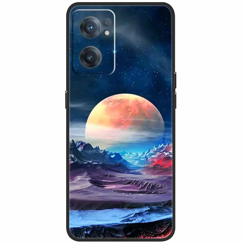 OnePlus Nord CE 2 5G 용 케이스, Capa TPU 소프트 페인트 쿨 블랙 커버, 휴대폰 케이스, Funda Coque 프로텍터