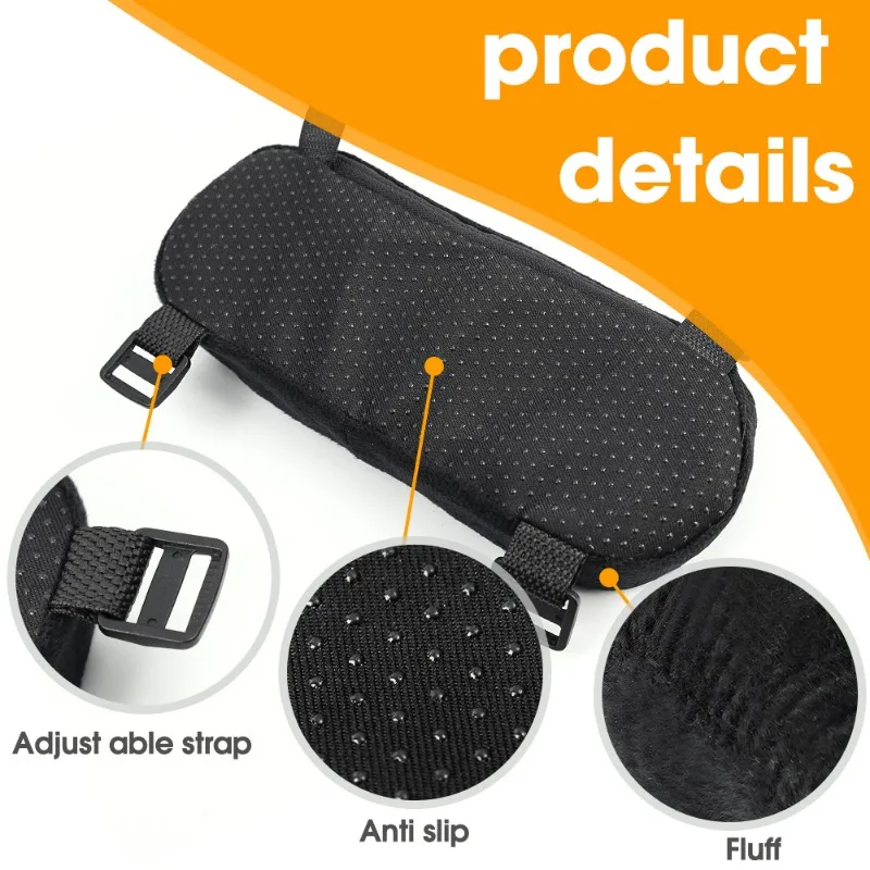 2-1pcs Car Armrest Pad Soft Memory Foam Hand Cushion for Auto Chair Elbow Arm Rest Ergonomic Sponge Pillow Interior Accessories car armrest cover armrest pad car armrest mat