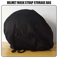 Sac de protection pour casque, 1 pièce, poche souple à cordon de serrage pour moto, Scooter, cyclomoteur, vélo, demi-casque complet, couvercle de protection, sac anti-poussière 2