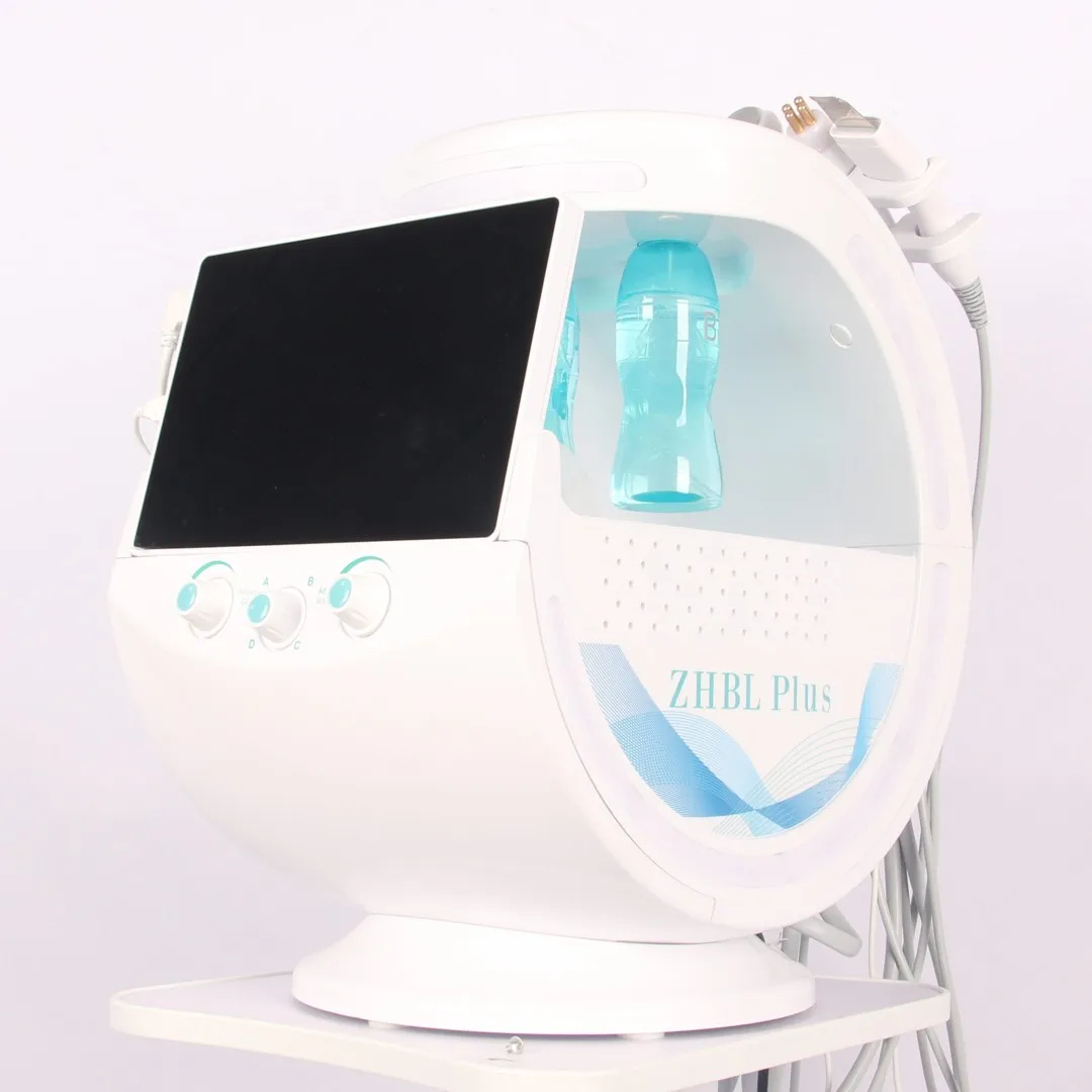 

Smart Ice Blue 7 In 1 Water Skin Analysis Devices Oxygen Bubble Peeling Anti Aging Skin Multifunction Facial Care Machine