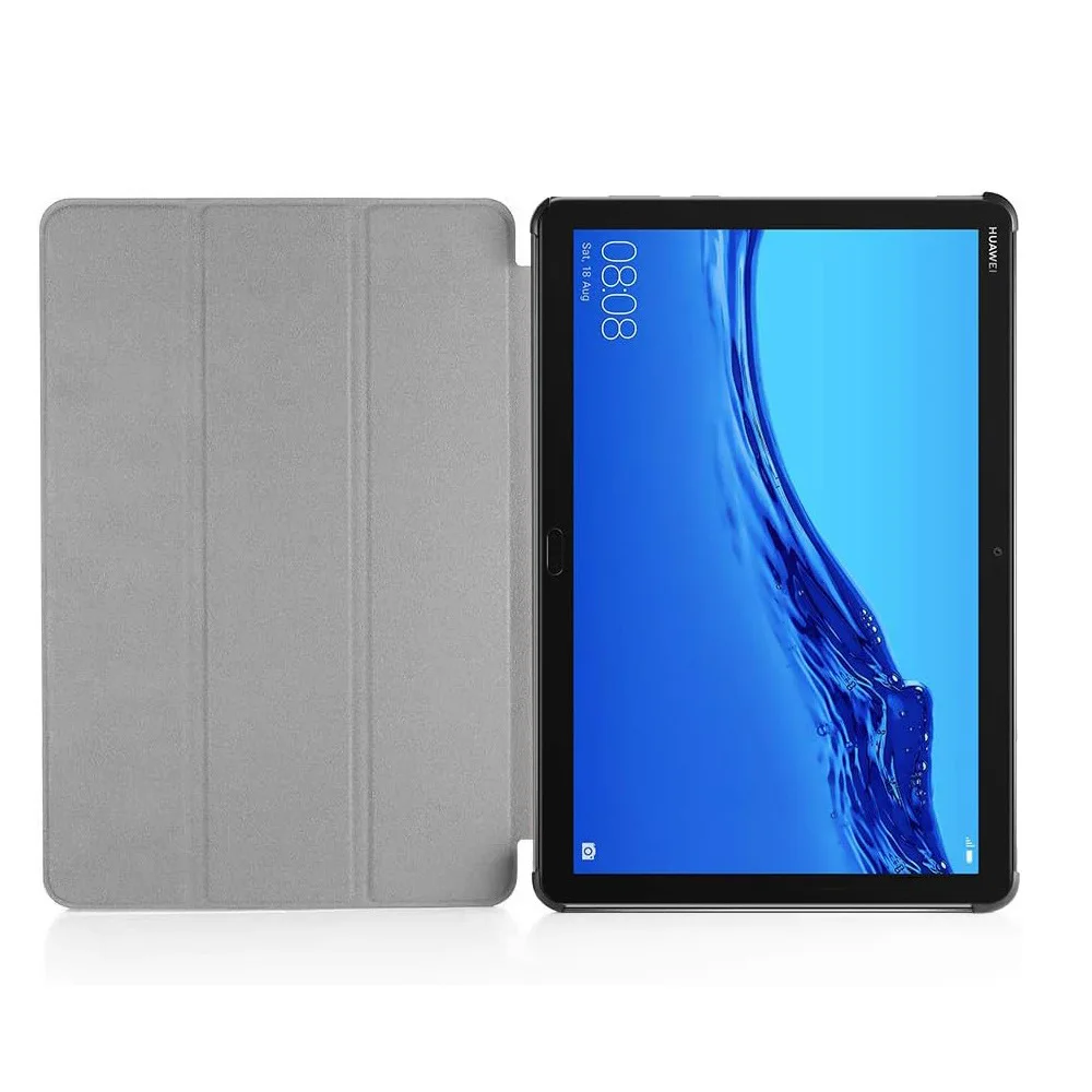 Premium Leather Protective Case for 10.1 Tablet with Sleep/Wake Function