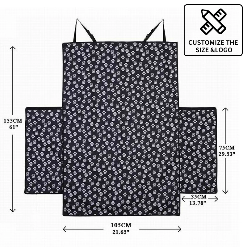 CAWAYI KENNEL Pet Carriers Seat Cover Trunk Mat For Cats Dogs