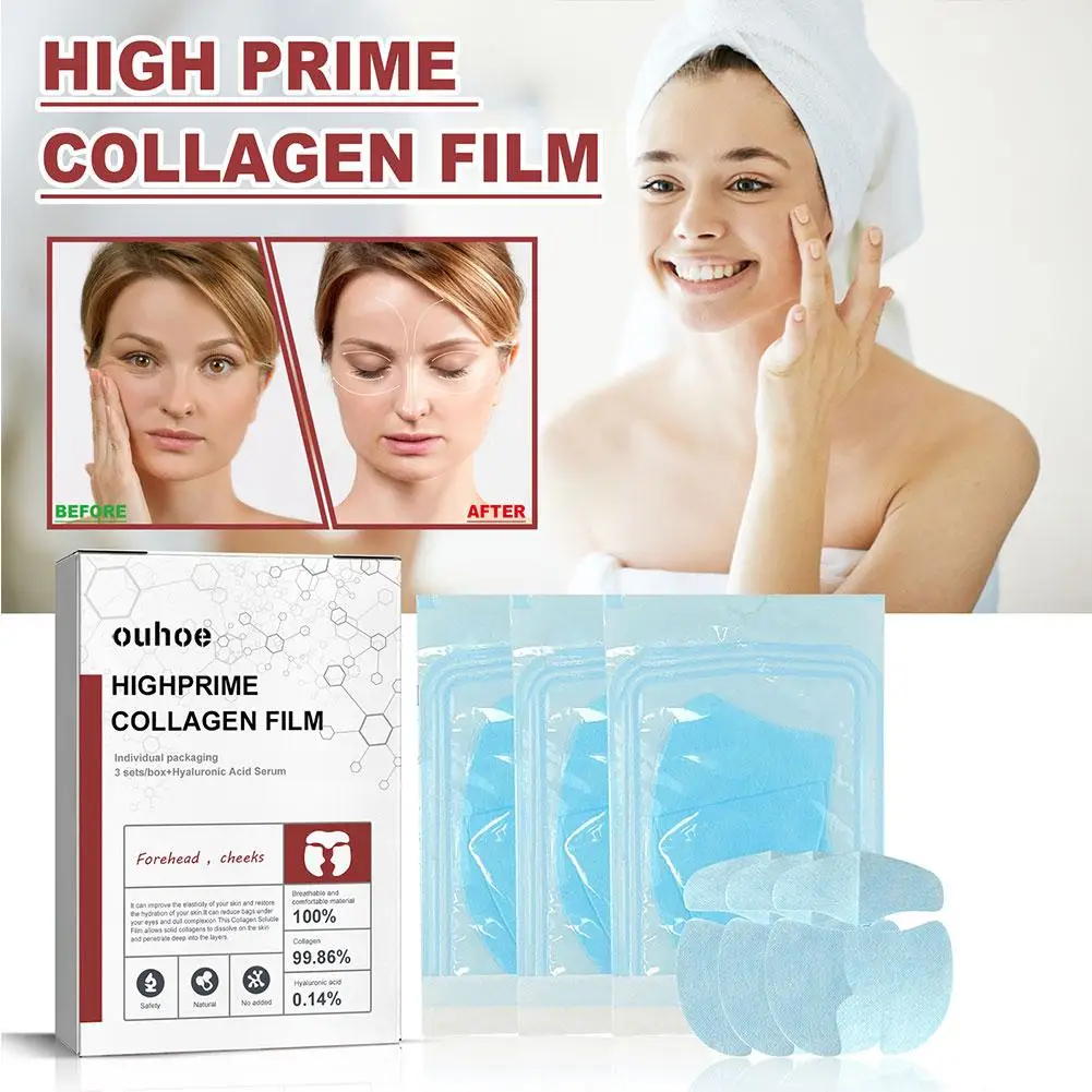 

Mask Collagen Facial Eye Rejuvenation Film Fade Wrinkles Reduce Black Under Eyes The Detumescence Circles M3E3