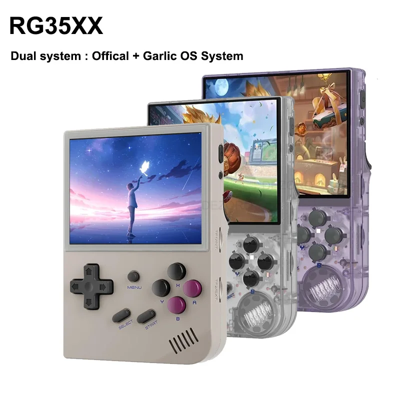 ANBERNIC RG353P Retro Handheld Game Console 3.5 Inch IPS Screen Android Linux Dual OS System HD 5G Wifi Game Player 35000+ Games - AliExpress