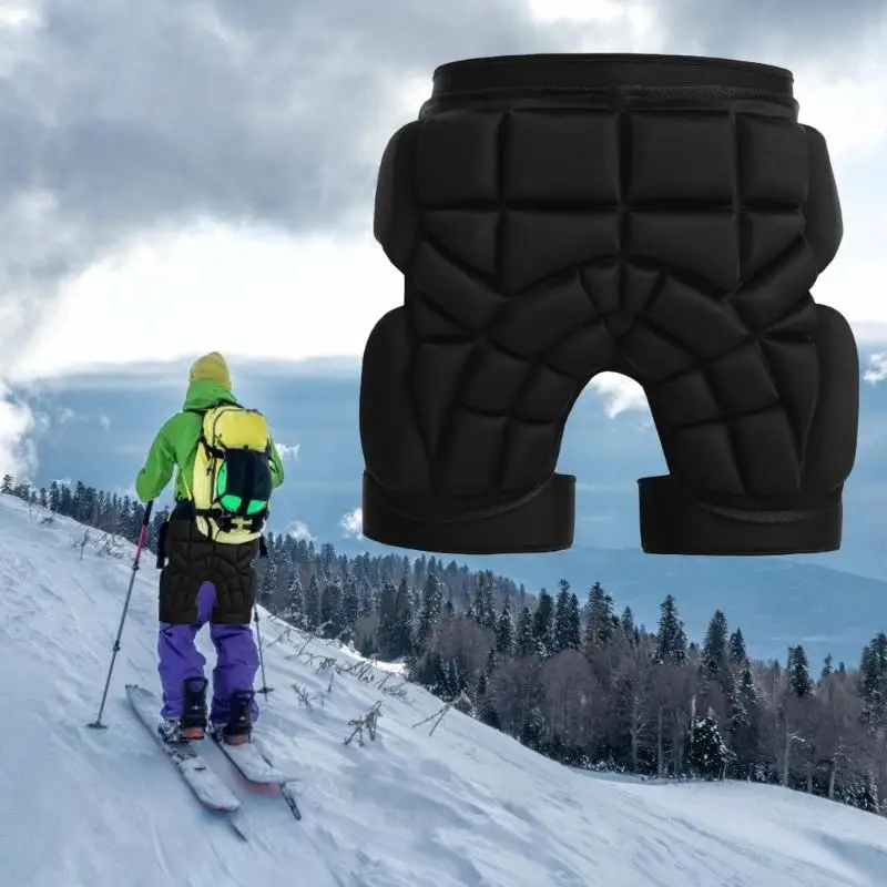 K8GE 3D Hip Protector Pad Button Pad for Kid Teen Adult Snowboard Hip Protective Button for Snowboarding Skiing