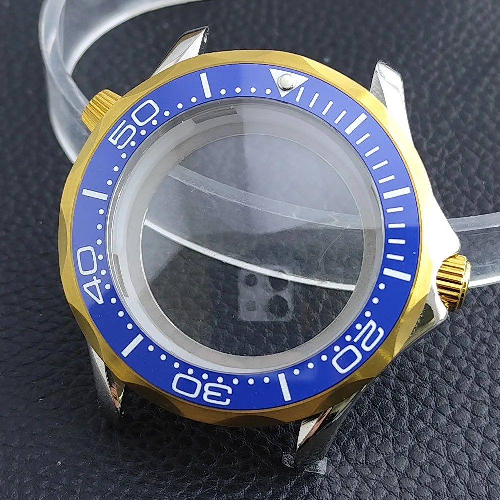 Premium 42mm Men's Watch Case with Sapphire Glass and 20mm Strap - Complete Watch Accessory Set with Box