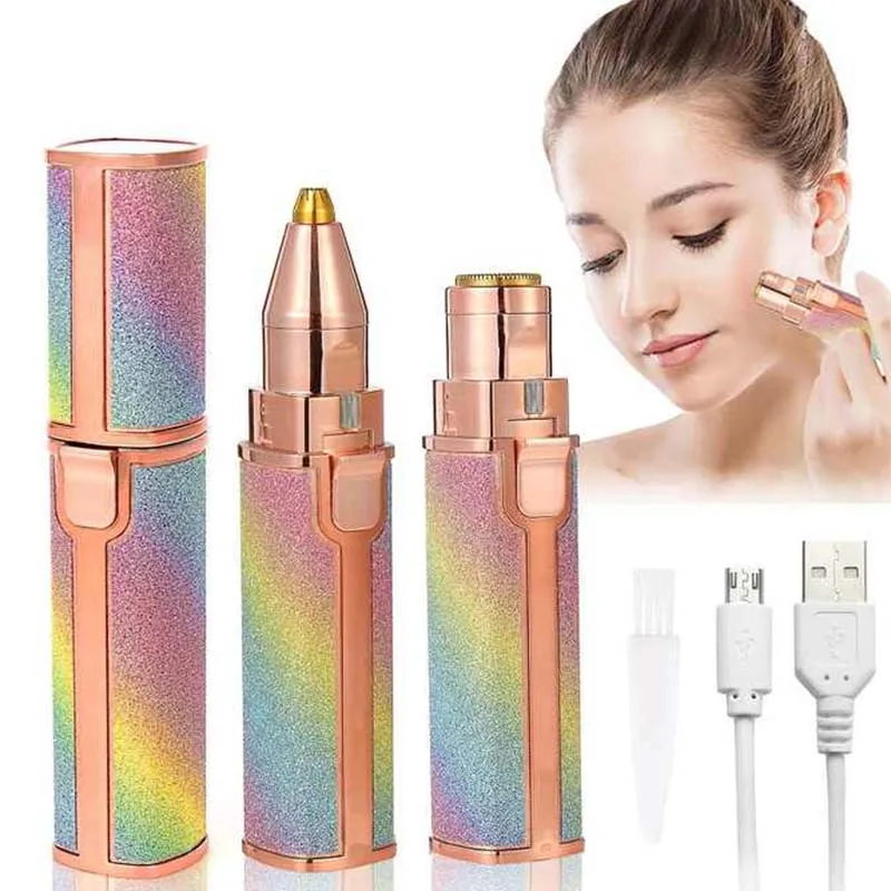 Electric Hair Remover Replacement Head Shaver Electric Eyebrow Trimmer Mini Shaver Epilator Painless Women'S Shaving