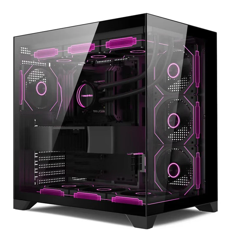 파워 트레인 드림 프로 파노라마 전망 바다 전망룸 케이스 360도 수냉식 ATX MATX ITX 마더보드