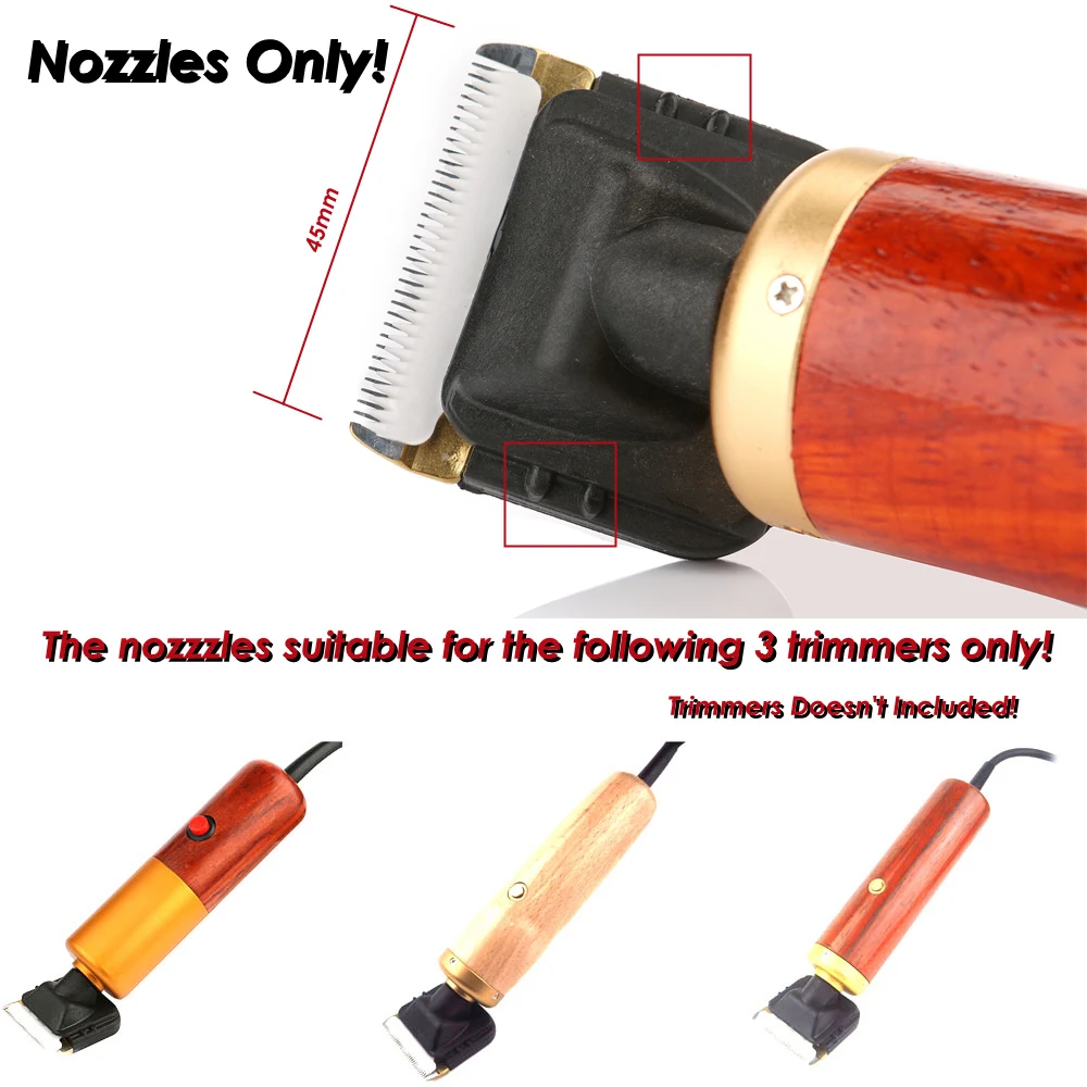 Pet Clipper Limit Comb for AOBO VS888 MDB22 Dog Hair Trimmer Nozzles 3/6mm 9/12mm Guard Plastic Shaving Comb Set