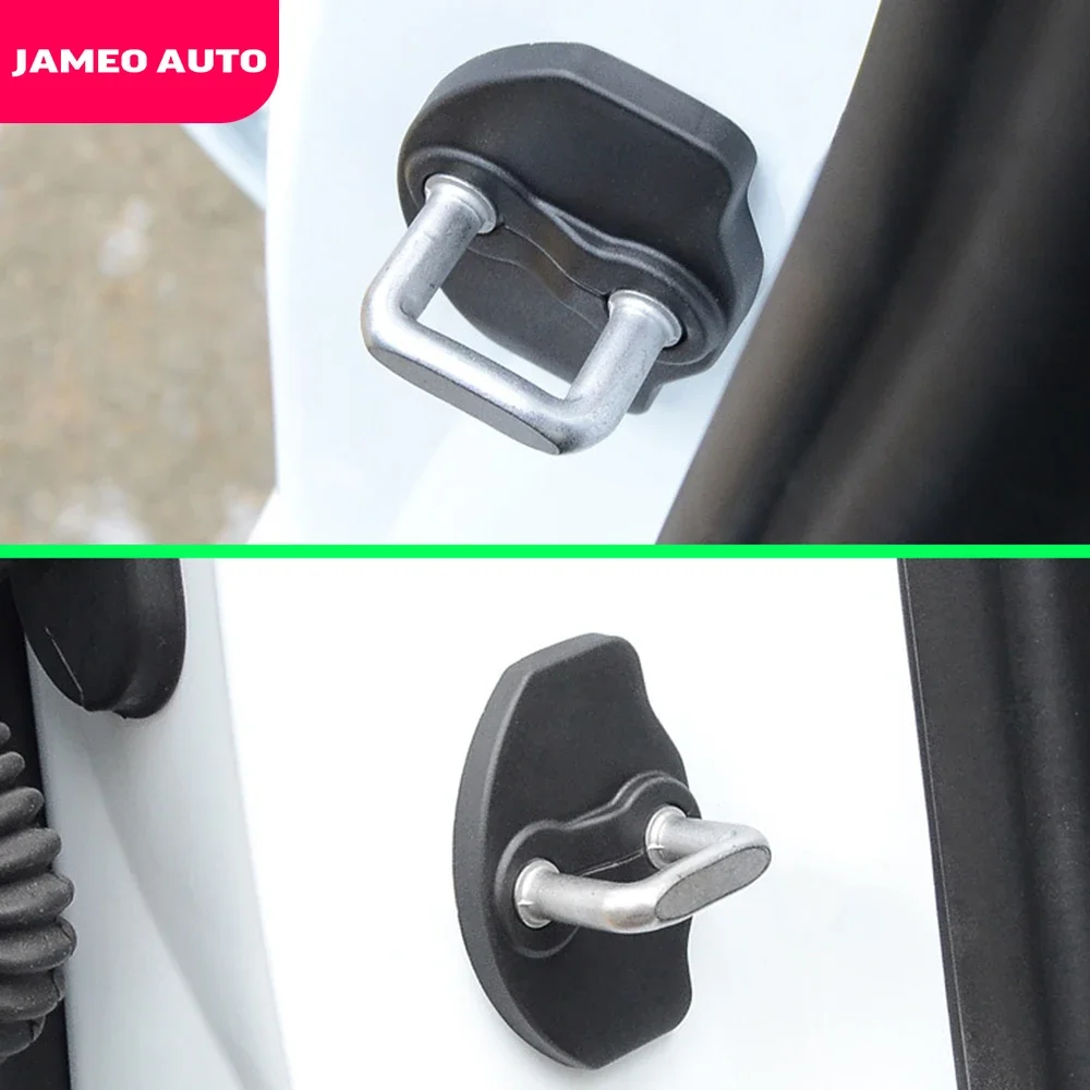 For Tesla Model 3 Y 2016-2022 Car Door Lock Protector Cover Door Check Arm Protection Covers Accessories 6Pcs/Set