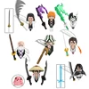 WM6164 BLEACH Anime Cartoon Bricks WM Blocks Dolls Kurosaki Ichigo Hitsugaya Toushirou Mini Action Toy Figures Building Blocks 1