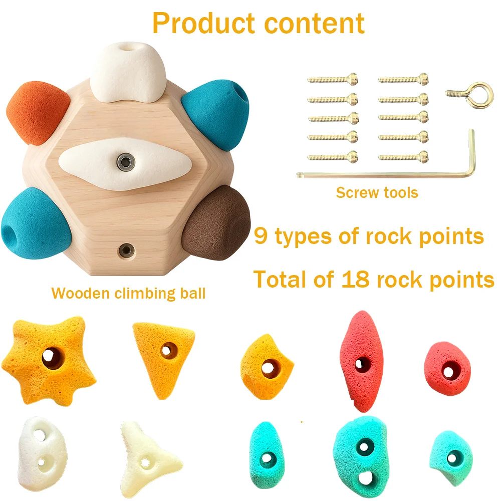 Handcrafted Boulder Block,Build Strength and Precision,Finger Training Handcrafted Boulder Block,Build Strength and Precision,Finger Training