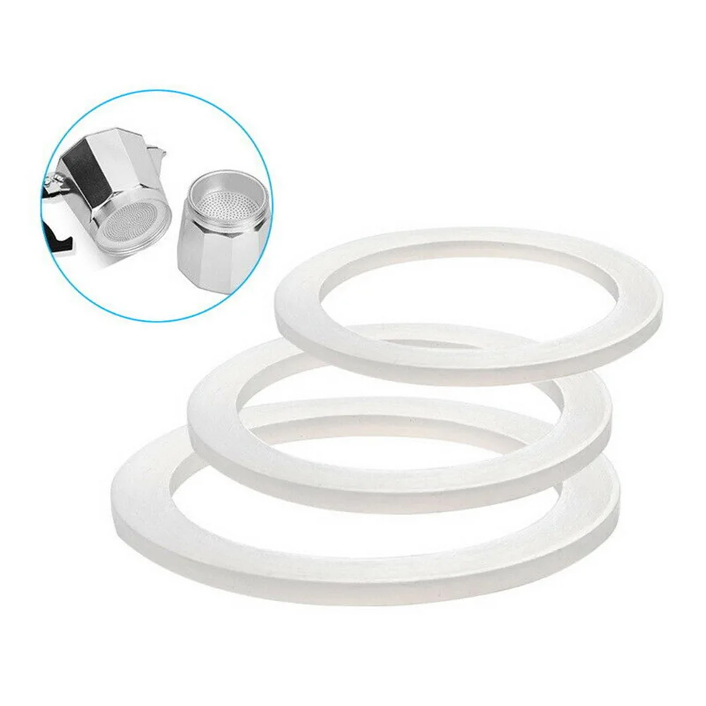 Description Picture 6 of itemCoffee Rubber Ring Italian Moka Pot Flexible Washer Gasket Ring Replacenent Parts For Cups Moka Pot Espresso Coffee Makers