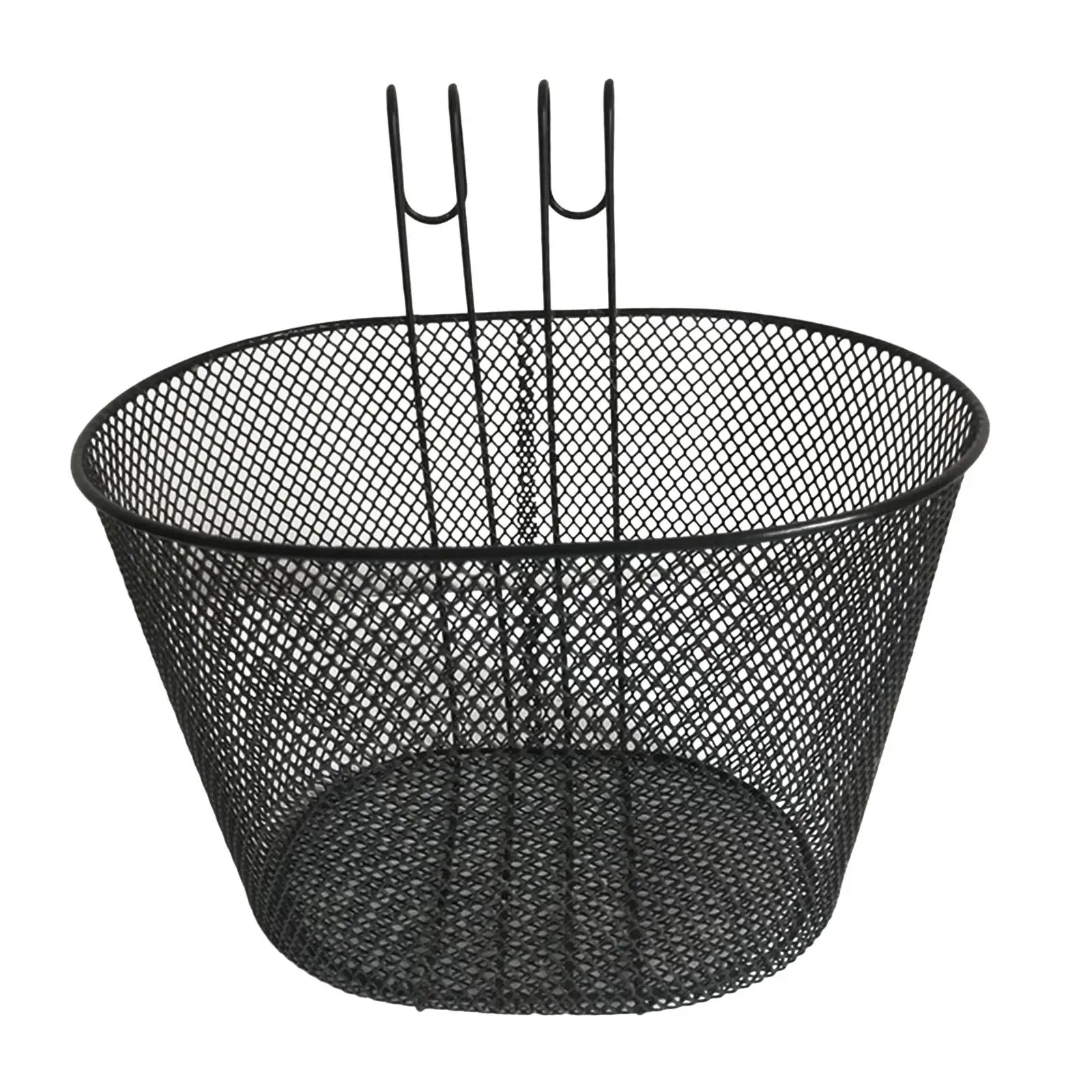 Iron Mesh Bike Bicycle Basket Quick Release Durable Portable for Mountain Bike Front Handlebar Adjustable Removable for Women