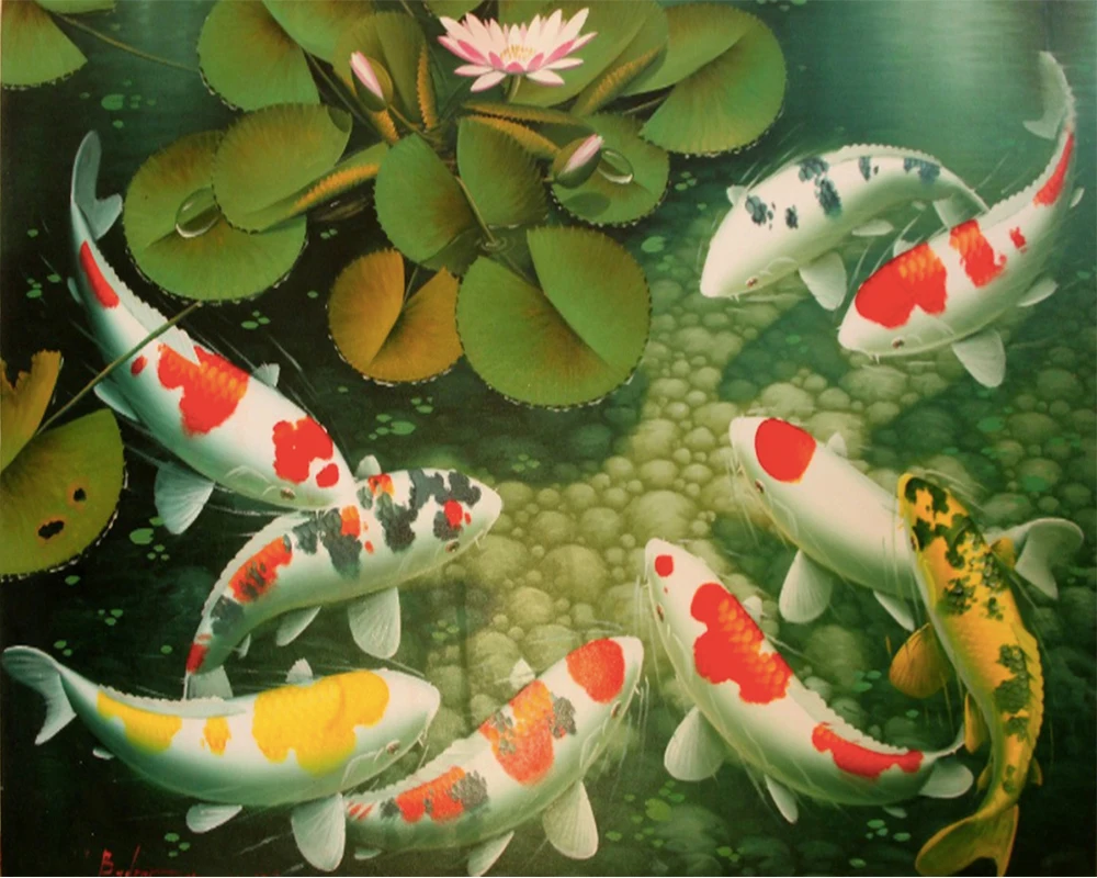 

50083316-Tulip diy digital oil painting acrylic flower painting explosion hand-filled landscape painting