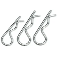 1/40 ชิ้น 304 สแตนเลส/ชุบสังกะสี Pin B - type Pin R - type Pin Cotter Pin Wave วงแหวนการ์ด Pin Hairpin Pin bolt ฤดูใบไม้ผลิเหล็ก 4