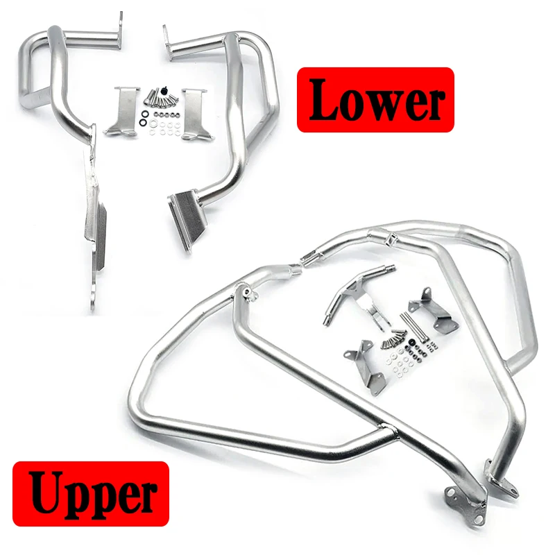Paraurti Protezione Telaio Barra Di Protezione Motore Per Honda Crf 1100l 20 22 21 Silver