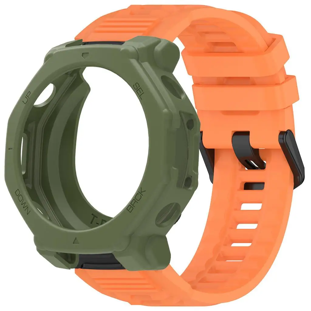 Versatile 2-in-1 Silicone Strap and Protective Bumper Shell