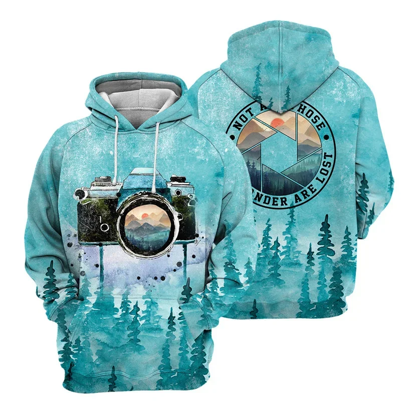 thumbnail image 1 of Sudadera con capucha de buceo con estampado 3D para hombre, sudaderas de manga larga con patrón de fotografía, camisetas deportivas de calle de otoño, sudaderas con capucha de gran tamaño, 1 of 4