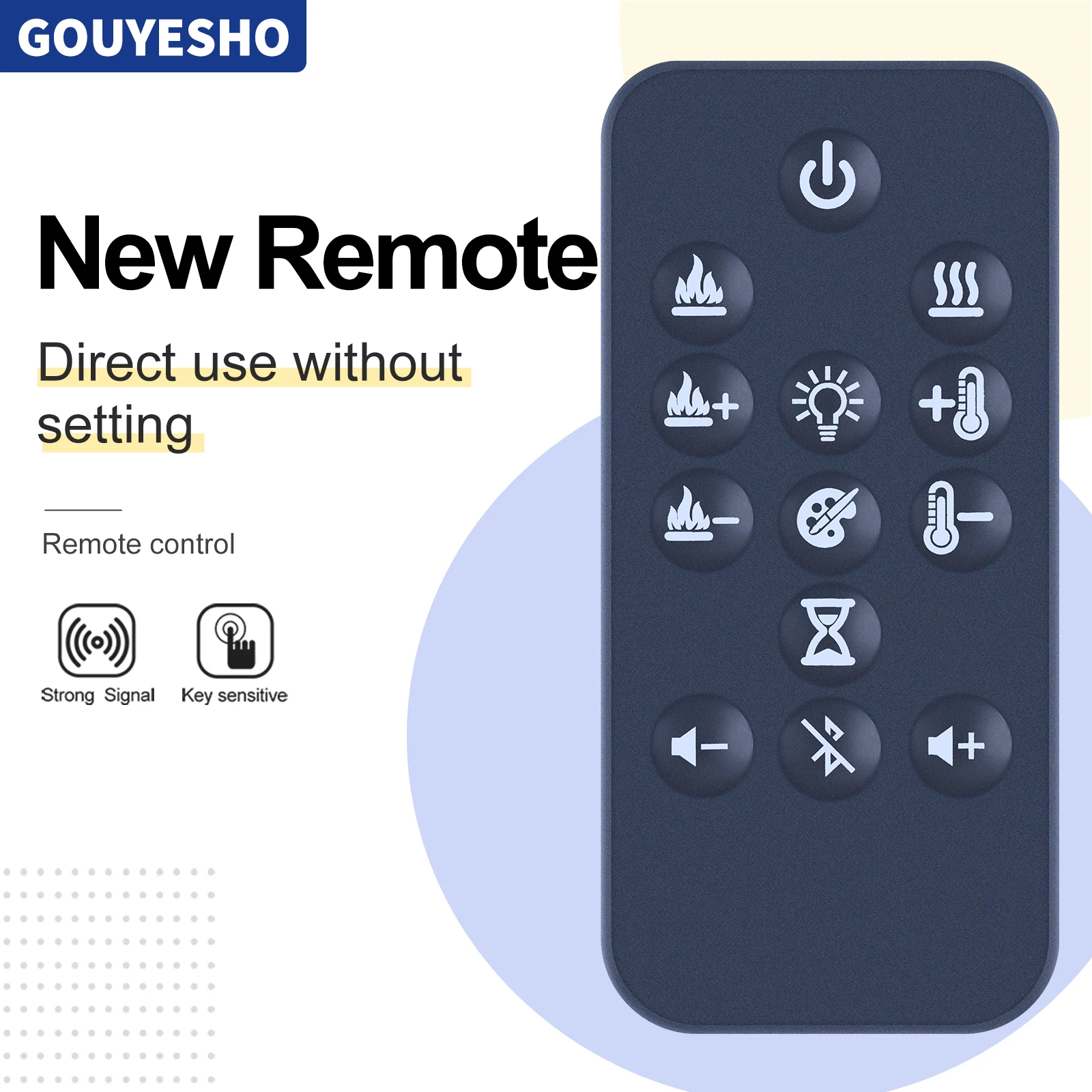 

Новый пульт дистанционного управления Dimplex Artesia & Toluca de lux Электрический пожарный bluetooth-динамик