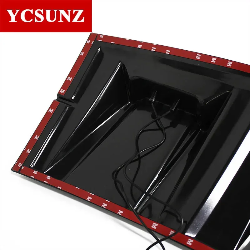 미쓰비시 트라이톤 L200 MR 2019 2020 2021 2022 2023 2024 2025 자동차 액세서리 ycsunz용 ABS LED 라이트 루프 스포일러 랩터