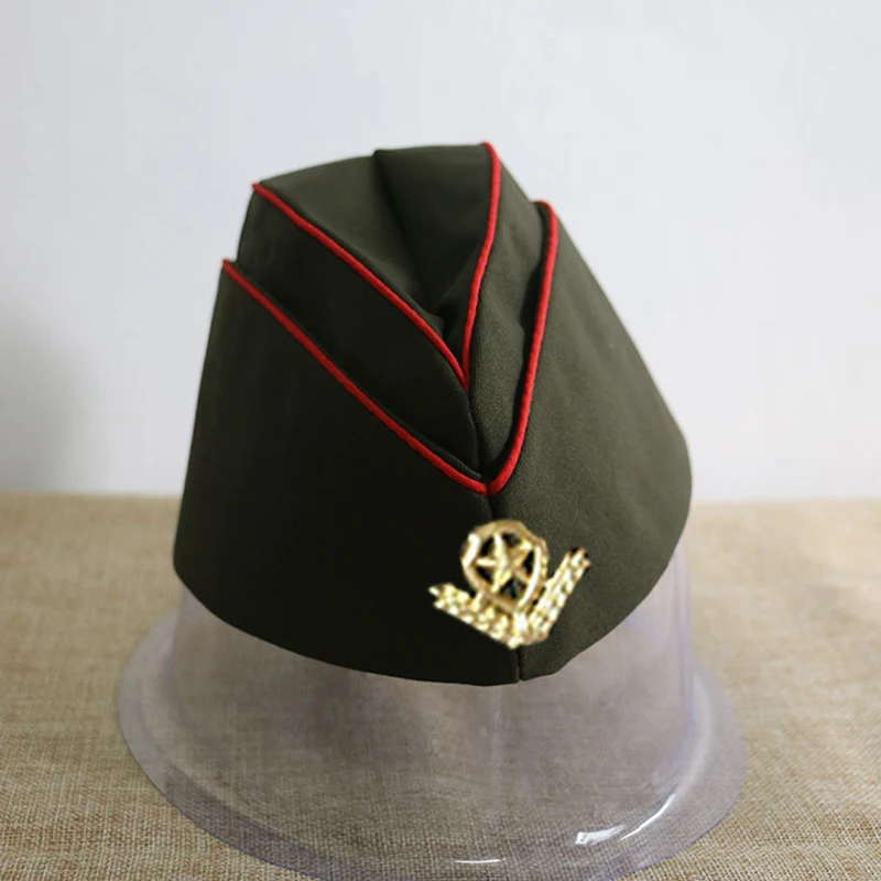 Army Garrison Cap Military Star Side Cap For Party Cosply Performance mens hat women military hat