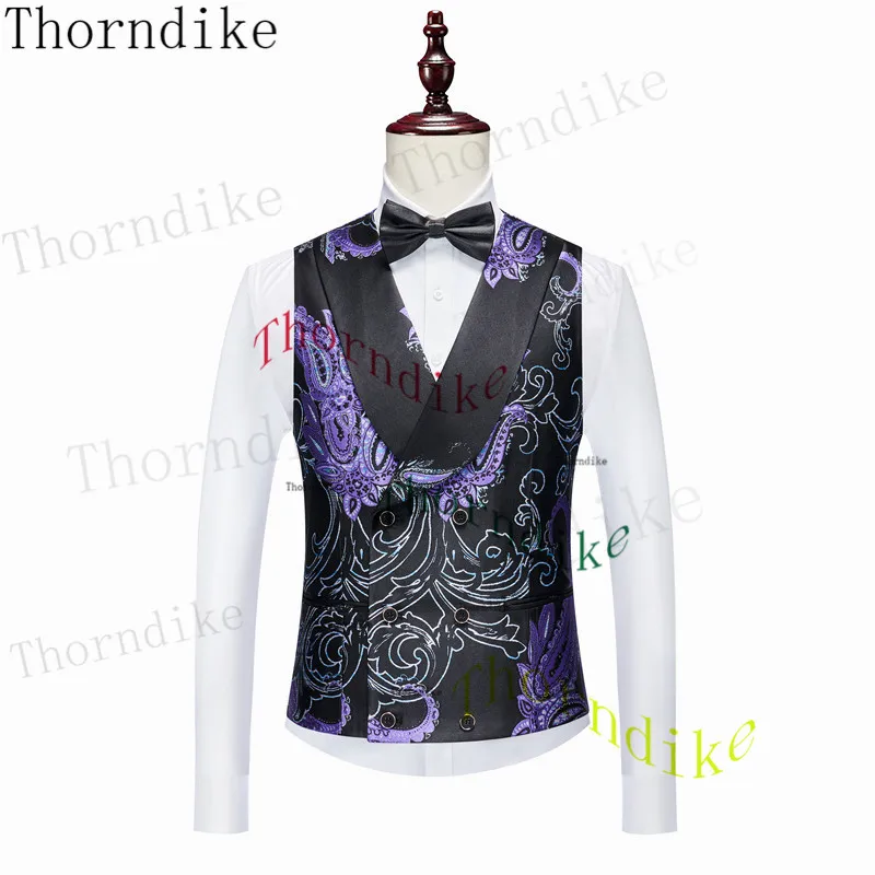 Thorndike Latest Charm Purple Coat Pants Designs Tuxedo Jacket Slim Fit Men Suit 3 Piece Blazers Custom Groom Prom Suits Terno 5