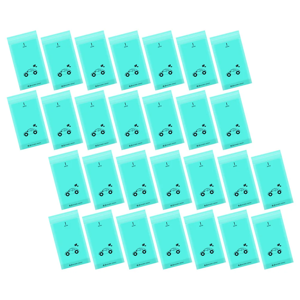 50Pcs Disposable Vomit Bags Self Adhesive Car Airplane Cleaning Wastes Storage