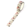 NEW 1PC 10M Deco Retro Botanical Mushrooms and Leaves Washi Tape for Scrapbooking Planner Adhesive Masking Tape Cute Stationery 3