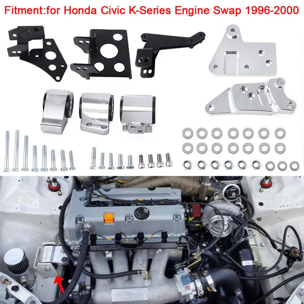 K Series Engine Mount Bracket kits K Swap EK 96 97 98 99 00 for Honda