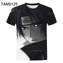 

2022 Hip Hop T Shirt Japanese Harajuku Anime Itachi Men's T-Shirt Streetwear Summer Tops Tee 3D Print Tshirt Oversized Clothes