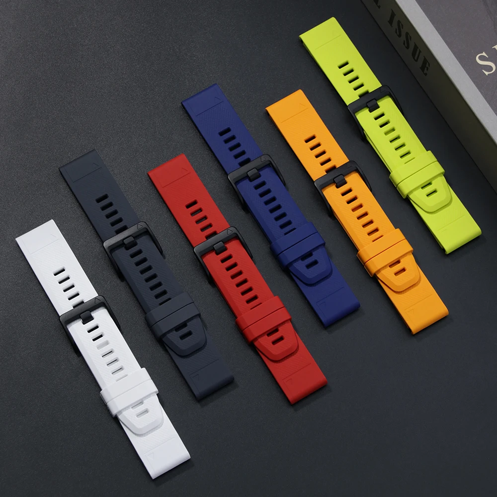 QuickFit Sports Silicone Watch Band - Enhanced Comfort and Durability for Active Lifestyles