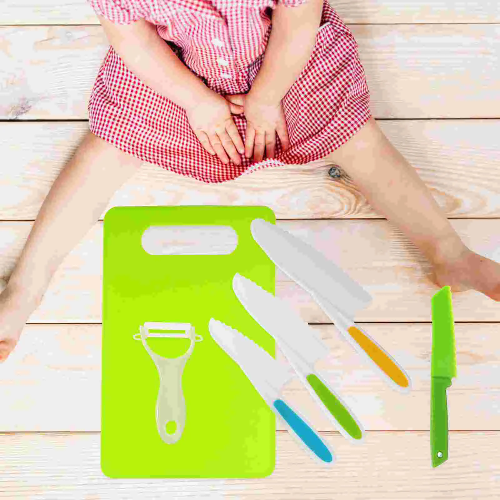 

Montessori Kitchen Tool Toddlers Kids Cooking Sets Fake Cutter Kids Cutting Board Toddler Safe Knives Set For Real Cooking