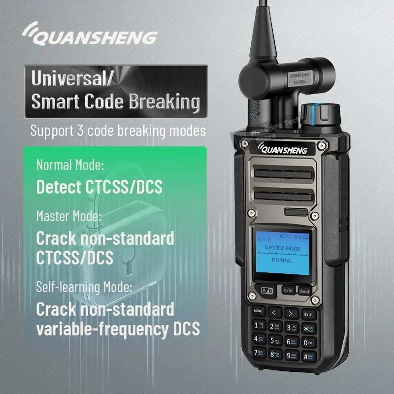 UV-TK118 10W Dual-Band Walkie Talkie With NOAA Weather Alerts & 999 Channels