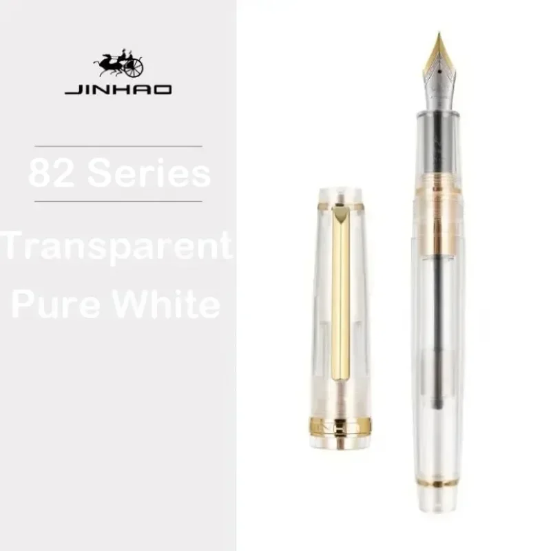 

JINHAO 82 Luxury Fountain Pen All Colour 0.7/0.5/0.38mm Nib Business Office Student School Supplies Stationary Pens for Writing