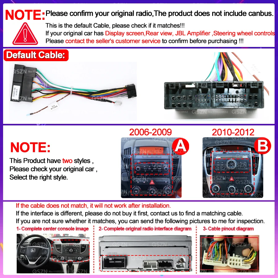 QSZN Kia Ceed ED 2006-2012 차량용 라디오 멀티미디어 안드로이드 13 비디오 플레이어 GPS 네비게이션 Carpay 자동 스테레오 4G WIFI DSP QLED