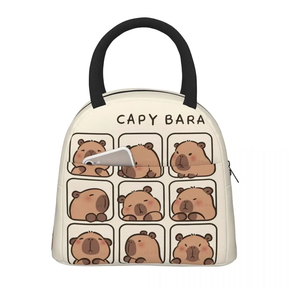 Capybara Lunch Box Cooler Thermal Food Insulated